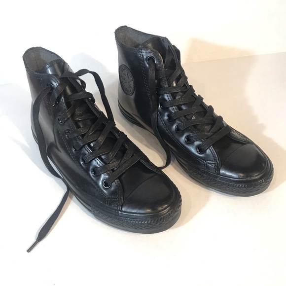converse patent leather high top